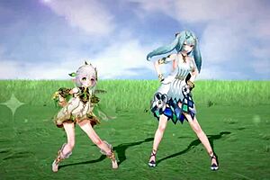 Genshin characters hentai mmd animation