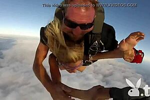 Badass members perform exclusive skydiving sport