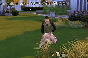 military guy feels excitement at the park