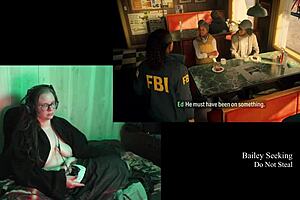 Alan Wake 2 naked playthrough part 2: commented gameplay with big natural tits and glasses fetish