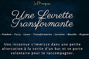 une levrette transformante avec du crossdressing furry européen