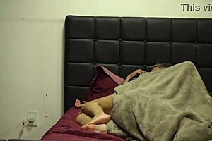 Caught On Camera! Young Girl Filmed Fucking With Friends On The Blanket