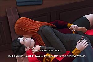 Hp au 6 - 3d hentai - preview version