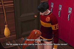 Hp au 6 - 3d hentai - preview version