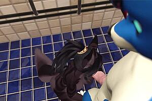 alpha wolf and slutty girl at the gym vrchat part 1