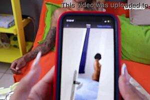 Latina Teen Takes Big Cock Creampie