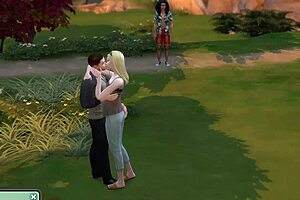 military guy feels excitement at the park