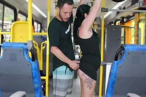 i can’t believe this old creep jerks off on a morena in public bus