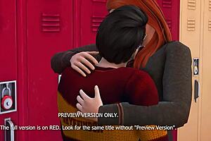 Harry Potter hentai with Ginny and Harry in a naughty scene
