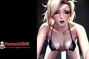 Blonde Scandinavian Hentai Girl Reaches Orgasms in Sexy Gallery