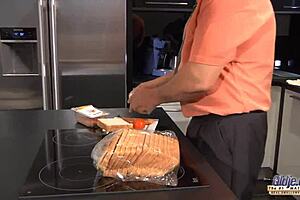 Teen says, 'Grandpa, let me suck your cock and ride it until I swallow your cum.'