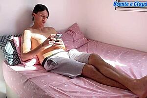 Latina teen gets her tight pussy fucked at work