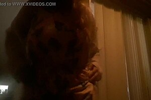 Ginger Paris Shows Her Boobs Outside