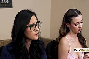 Sucking Saviors! What's the Principal's Twisted Plan with Jade Greene and Serena Hill?