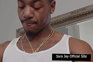 Great Dick Bouncing Sara Jay Loves Riding Huge Cock Mazee God!