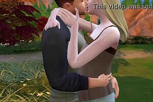 military guy feels excitement at the park