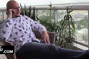 Goldie's smooth and slippery pussy gets pounded by JMac's hard cock