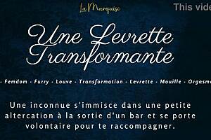 une levrette transformante avec du crossdressing furry européen