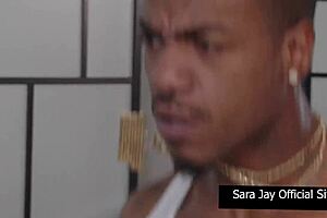 Great Dick Bouncing Sara Jay Loves Riding Huge Cock Mazee God!