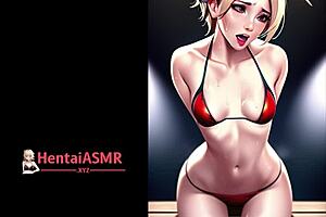 Blonde Scandinavian Hentai Girl Reaches Orgasms in Sexy Gallery