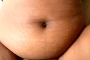 Big beautiful woman with natural breasts and a curvaceous body has a farting accident