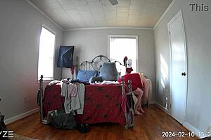 Stepmom's secret shopping spree ends in self-pleasure on camera