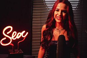 Latina group licks and assfucks with buttplug in reality show