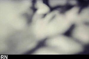 Sensual fmm threesome with elegant brunette milf