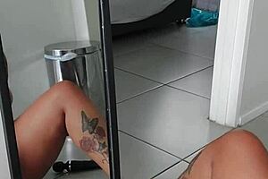 Fucking And Sucking My Dildo So Hard