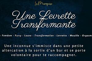 une levrette transformante avec du crossdressing furry européen