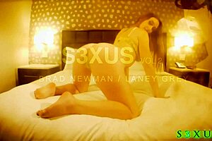 petite teen laney grey deepthroats and gets doggystyle bareback from brad newman