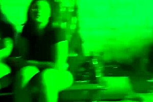 Exhibitionist submissive performs ass job and gets fucked inside the bar during party.