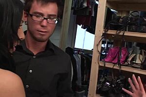 Brunette latina's big boobs lead to intense sucking, fucking, and facial