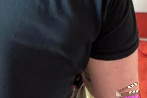 Behind the scenes, michelle de nere enjoys a backstage sperm party in the backroom.