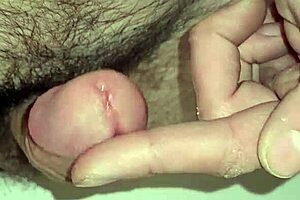 Frenulum edging leads to intense cum release