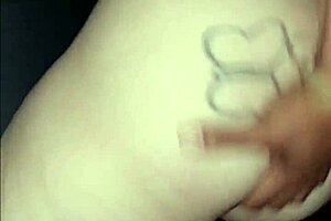 A balds pussy is being stimulated by a big assed beauty in this homemade video