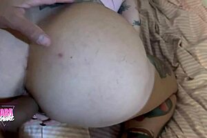 I removed the condom and used my dick to rub my hair while making love to my partner who is bent over