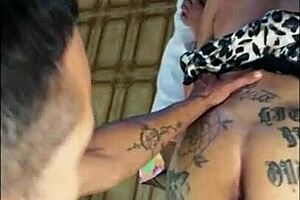 Enxada wants to be a cuckold and records it, big cock interracial sex