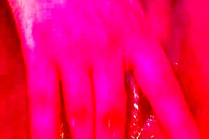 ebony babe cumming hard from masturbation!