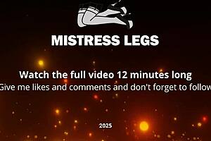 Goddess In Black Pantyhose Teases With Heels And Feet