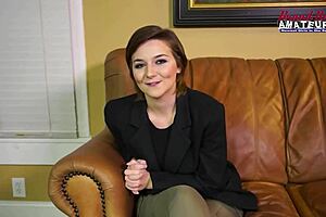 Short Hair Kylie Sucks Dicks Like a True Pro