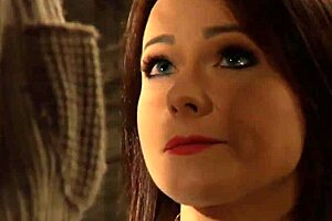 bent over slave gets spanked and fingered by horny mistress