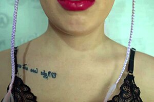 Close up and personal with a beautiful woman pleasuring herself