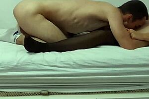 College roommate gets big dick and deepthroat in hot scene