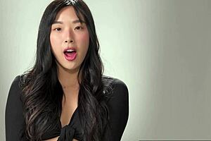 hey, how did perfect ass korean teen elle lee screw and finger herself?