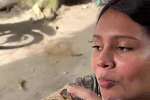 My neighbor, a farm worker, comes for lemons and I offer her milk