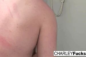 charley loves a dick between her amazing natural tits