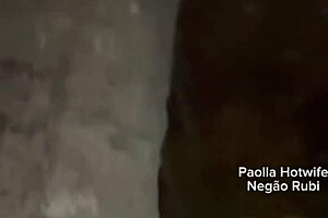 paolla hotwife, you getting carried piggyback by that 23cm black cock on the trail?