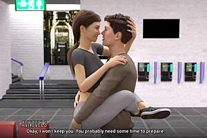 3D visual novel with curvy women and university setting