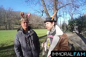 Mia Trejsi begs for double dicks in pussy pounding! 😍